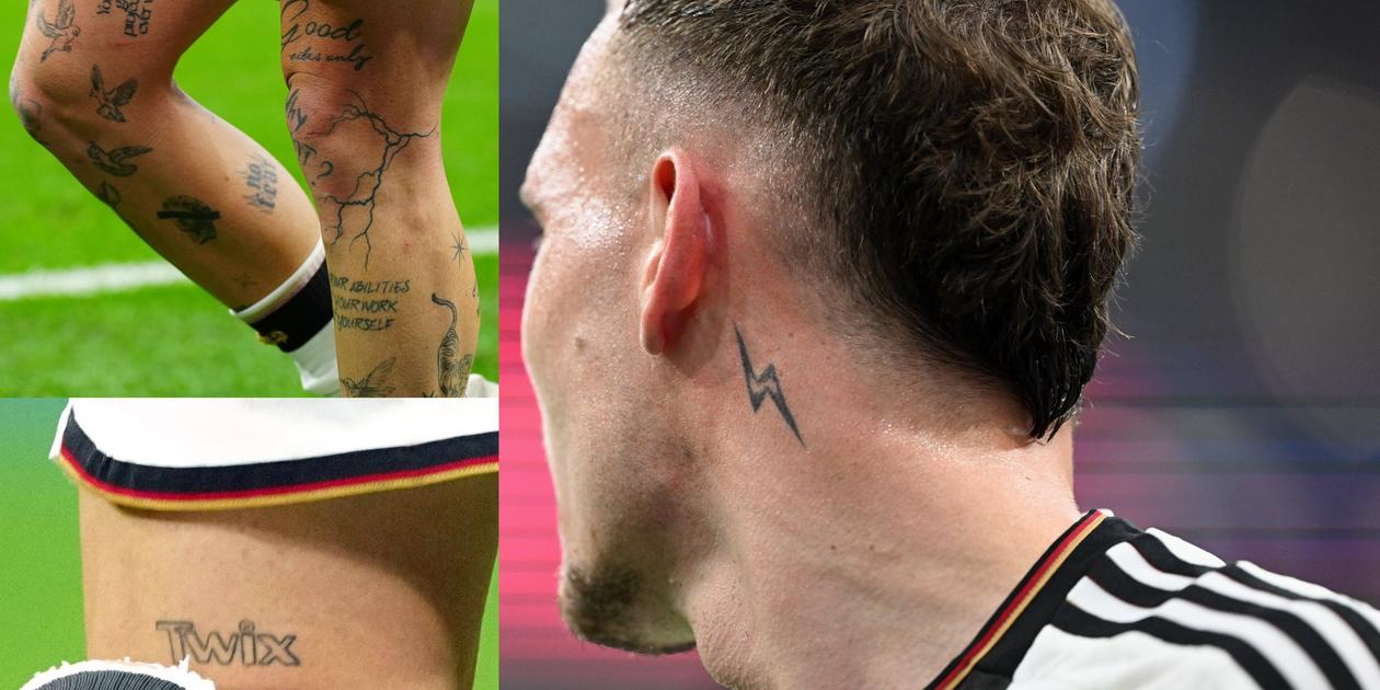 Tattoos von Raum, Sane und Co. Das sind die Tätowierungen der